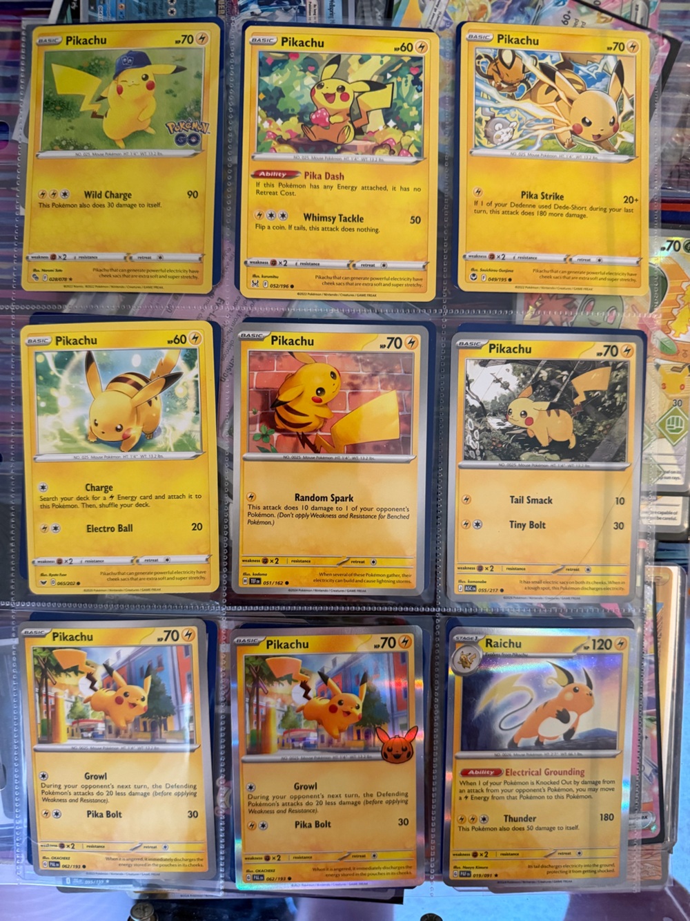 Pikachu Pokemon Collectible Card Bundle